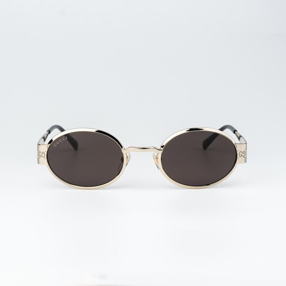 Gucci Women Sunglasses Gold Brown Round GG1854S 005 NEW AUTHENTIC - Picture 2 of 13